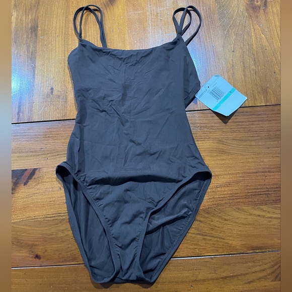 NWT Anne Cole Collection Women's  Brown Scoopneck One-Piece Swimsuit Size 8 - Picture 1 of 4